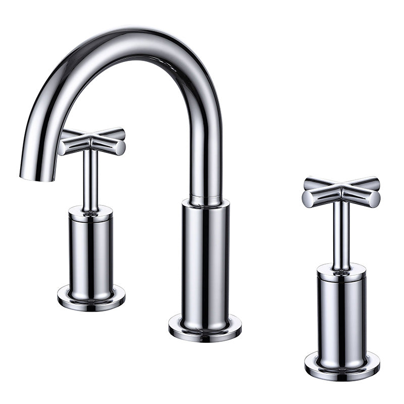 RAK Ceramics Ella 3 Tap Hole Deck Mounted Bath Filler (1 size, Chrome) - Brand New Bathrooms