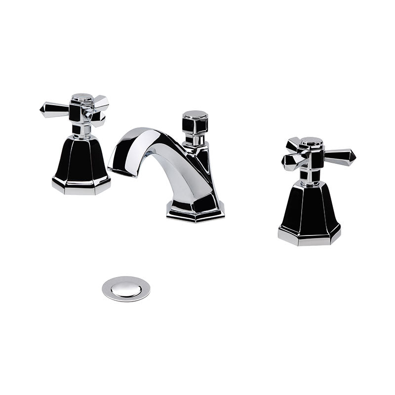 RAK Ceramics Washington 3 Hole Basin Mixer (1 size, Chrome) - Brand New Bathrooms