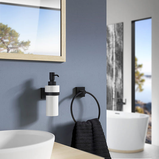 Smedbo House Towel Ring Black (1 Variant) - Brand New Bathroom