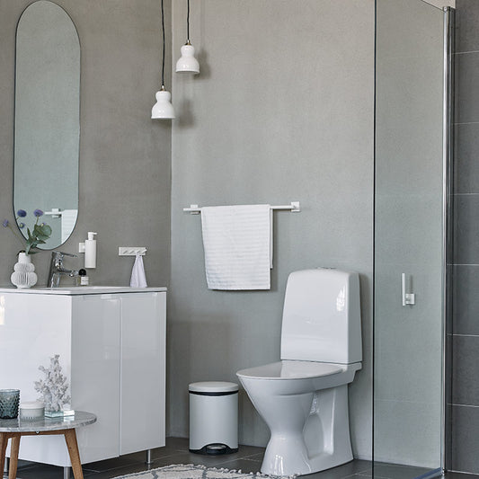 Smedbo House Single Towel Rail White (1 Variant) - Brand New Bathroom