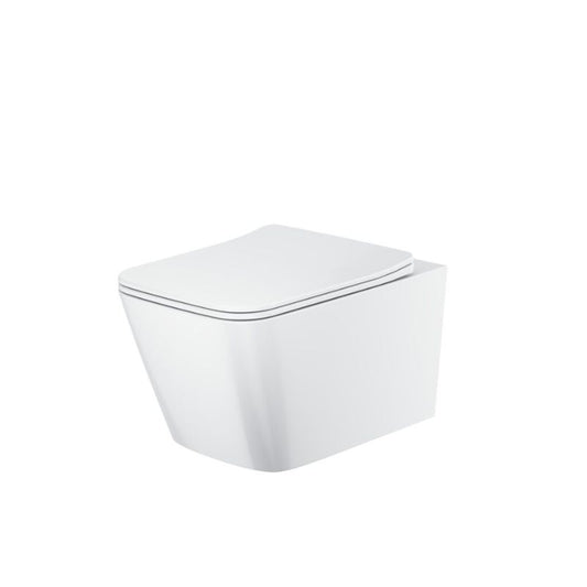Scudo Riviera Square Wall Hung Toilet Pan (2 colours) - Brand New Bathrooms