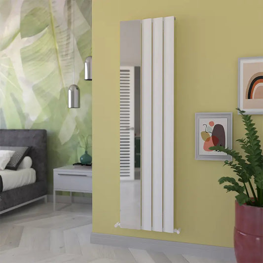 Carisa Step Mirror Aluminium Radiator (2 Sizes) - Brand New Bathrooms