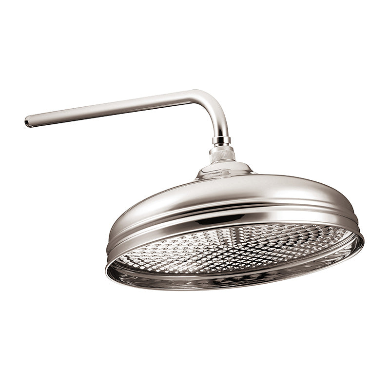 Hurlingham Shower Rose 12" Brass Shower Head (1 size, 3 colours) - Brand New Bathrooms