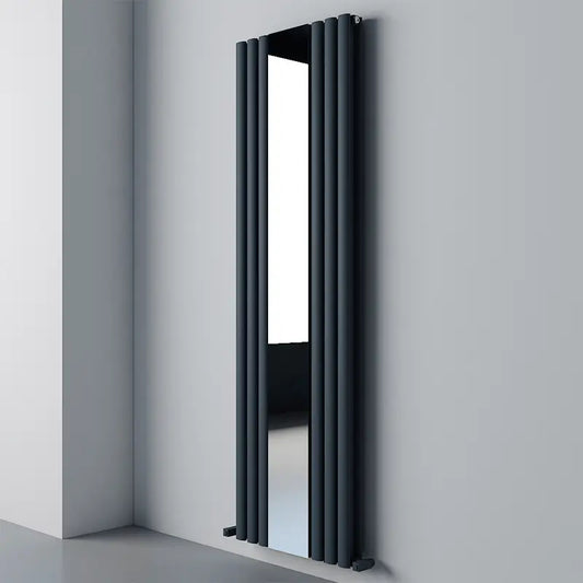 Carisa Tallis Mirror Aluminium Radiator 2 Sections (H1800 x W550) - Brand New Bathrooms