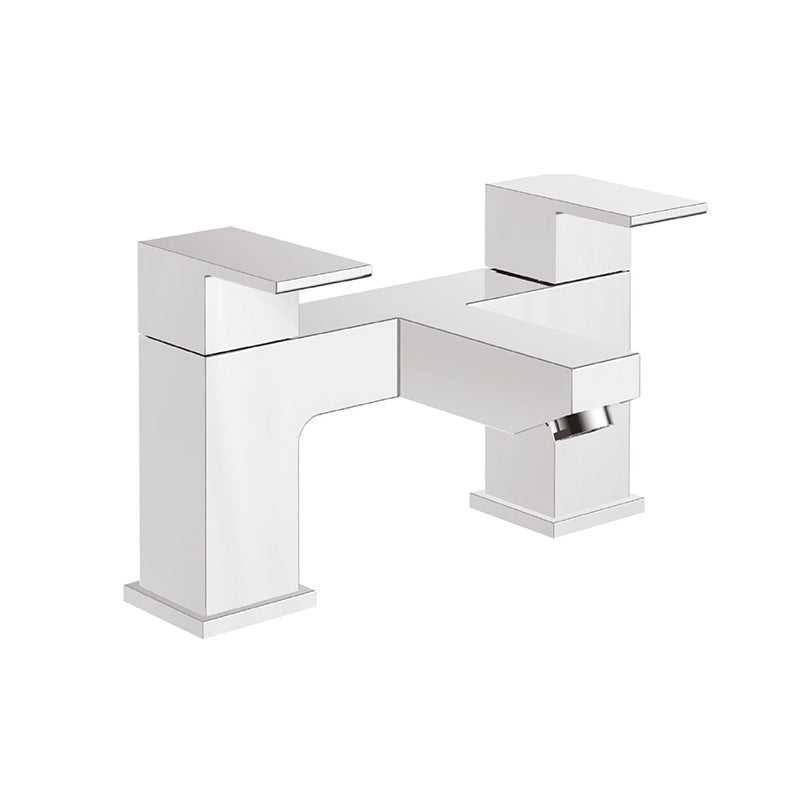 Scudo Scudo Lanza 2 Tap Hole Deck Mounted Bath Filler (Chrome) - Brand New Bathrooms