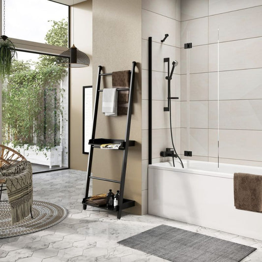 Scudo Thalia Outward Opening Bath Screen (3 Colors) - Brand New Bathrooms