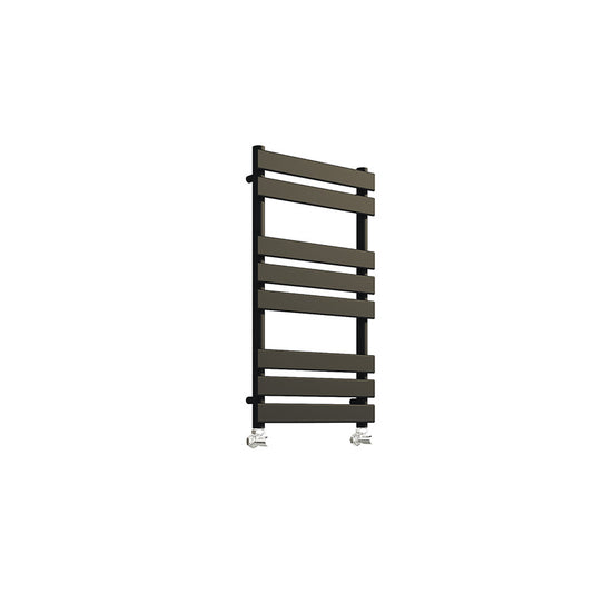 Tailored Bathrooms Queenstown Designer Towel Radiator (3 sizes, Orca Black) - Brand New Bathrooms