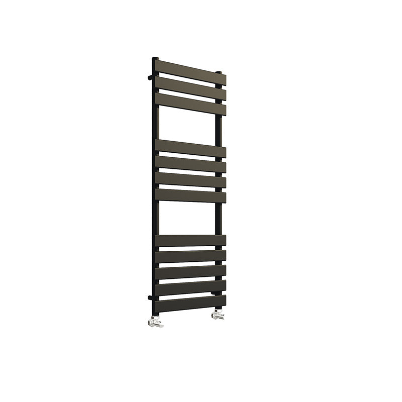 Tailored Bathrooms Queenstown Designer Towel Radiator (3 sizes, Orca Black) - Brand New Bathrooms