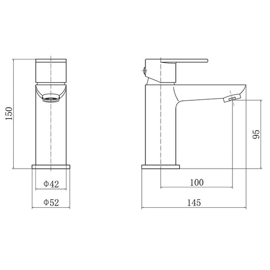 Tailored Bathrooms Brecon Orca Bath Filler Tap (1 size, Black) - Brand New Bathrooms