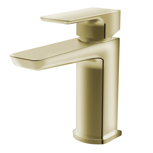 Tailored Bathrooms Swansea Mono Mixer Tap & Waste (1 size, Brushed Brass) - Brand New Bathrooms