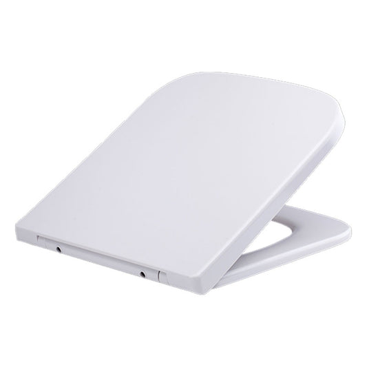 Tailored Bathrooms T20 Square Soft Close Toilet Seat (1 size, White) - Brand New Bathrooms