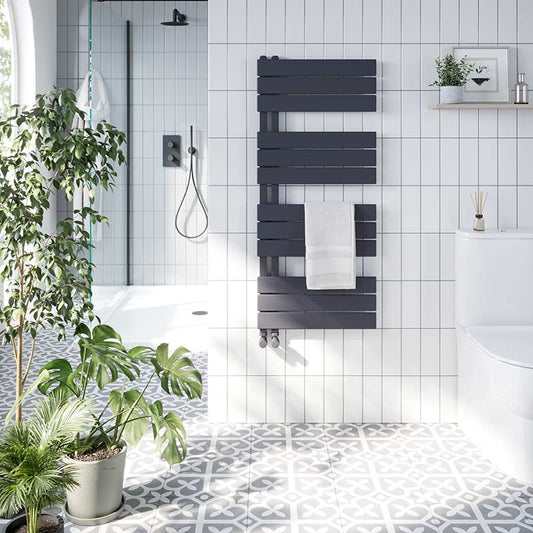 Scudo Thames Designer Towel Rail (6 Sizes & 2 Colours) - Brand New Bathrooms