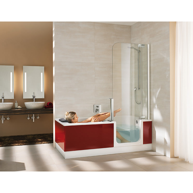 Mantaleda Artweger Twinline 2 Complete Corner Bath Set (4 sizes, 2 styles, White) - Brand New Bathrooms