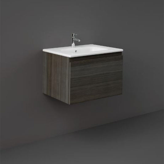RAK Ceramics Joy Uno 600mm Wall Hung Vanity Unit (1 size, 5 colours) - Brand New Bathrooms