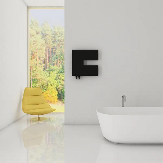 Carisa Coventry Right Flat Mild Steel Radiator 2 Sections (H470 x W470) - Brand New Bathrooms
