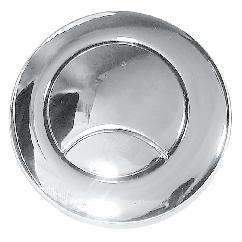 Scudo Round Polished Chrome Push Button - Brand New Bathrooms