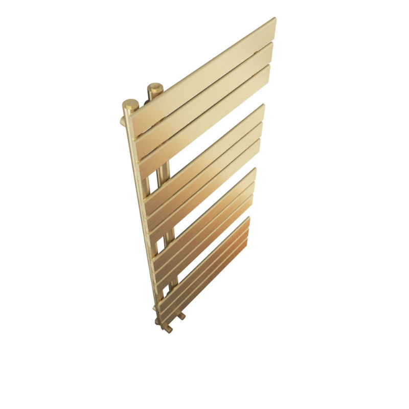 Senator Paris Electric Brushed Brass Towel Radiator (2 sizes, Brushed Brass) - Brand New Bathrooms
