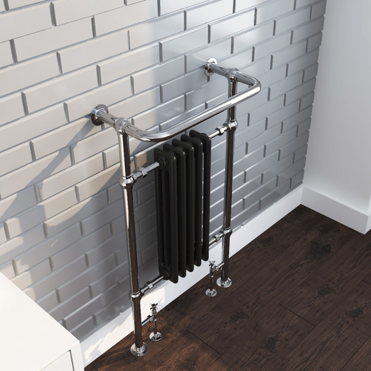 Senator Oxford Towel Radiator Chrome Frame (1 size, 3 colours) - Brand New Bathrooms
