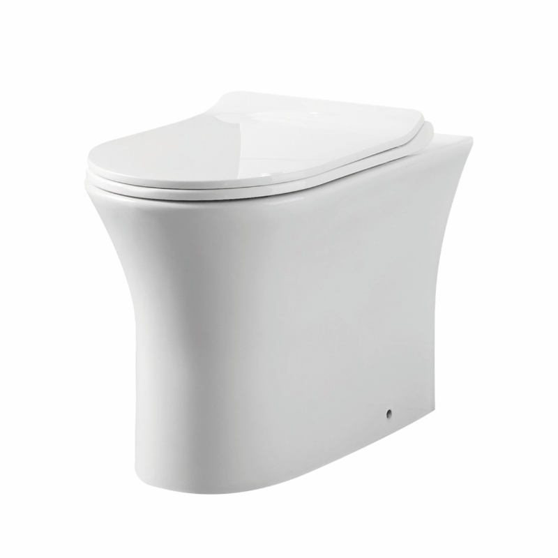 Scudo Deia Rimless Comfort Height BTW Pan (White) - Brand New Bathrooms