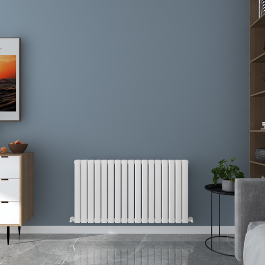 Senator Milan Flat Double Panel Horizontal Radiator (9 sizes, 2 colours) - Brand New Bathrooms