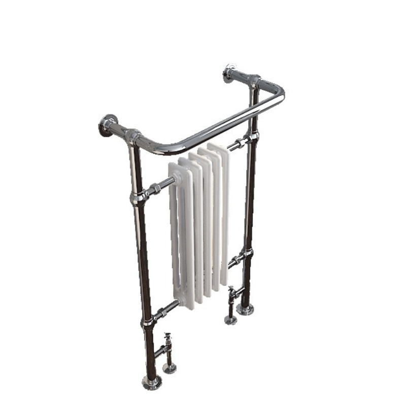 Senator Oxford Towel Radiator Chrome Frame (1 size, 3 colours) - Brand New Bathrooms