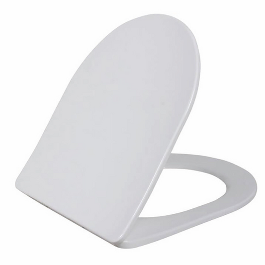 Scudo Middleton Slim Heavy Weight Seat (White) - Brand New Bathrooms