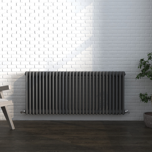 Senator Vintage 3 Column Horizontal Radiator (8 sizes, 3 colours) - Brand New Bathrooms