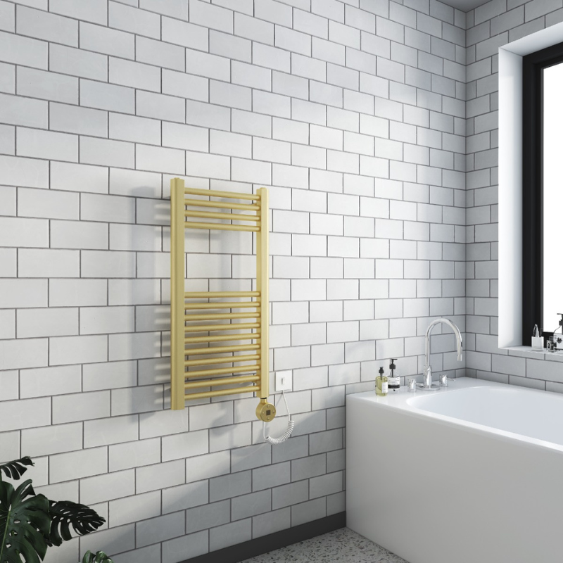 Senator Electric Detroit Towel Radiator (2 sizes, 4 colours) - Brand New Bathrooms