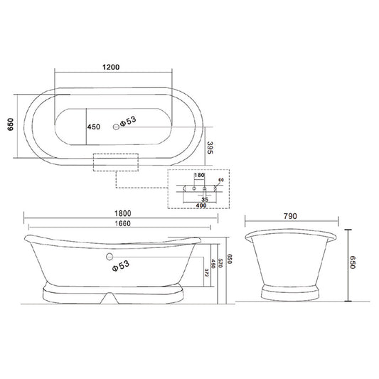 Freestanding Luxury Bathtub