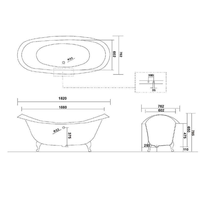 Elegant Bathroom Tub