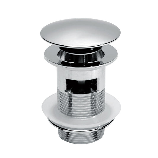 Scudo Round & Square Dome Slotted Sprung Basin Waste - Easy Clean (7 Variants) - Brand New Bathrooms