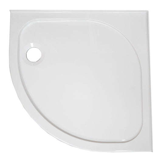 Coram Showers Stone Resin Shower Tray (2 sizes, White) - Brand New Bathrooms