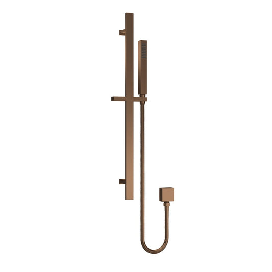 Nuie Shower Kits Square Slider Rail Kit with Elbow (1 size, 4 colours) - Brand New Bathrooms