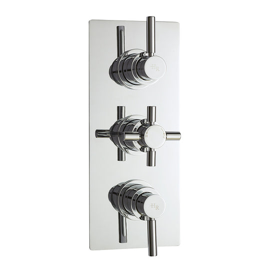 Hudson Reed Tec Pura Thermostatic Shower Valve With Diverter (Chrome) - Brandnew Bathroom