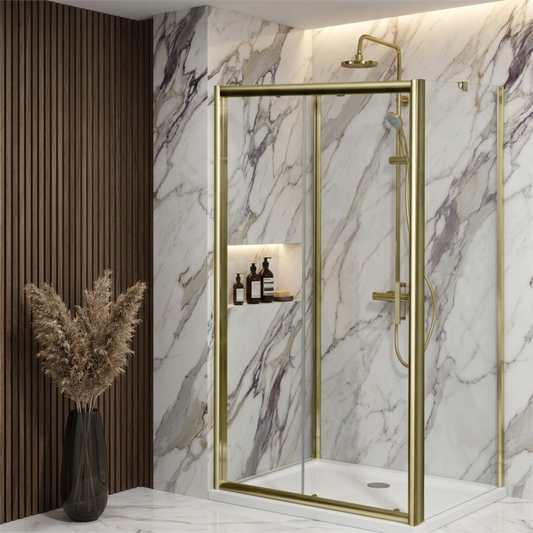 Brand New Bathrooms Support Bar for 3 Sided Cubicle - Brand New Bathrooms