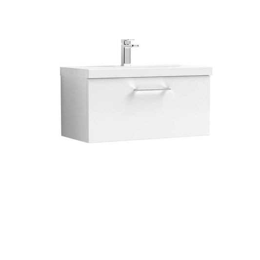 Nuie Arno Wall Hung 1 Drawer Vanity & Basin 1 (1 size, 9 colours) - Brand New Bathrooms
