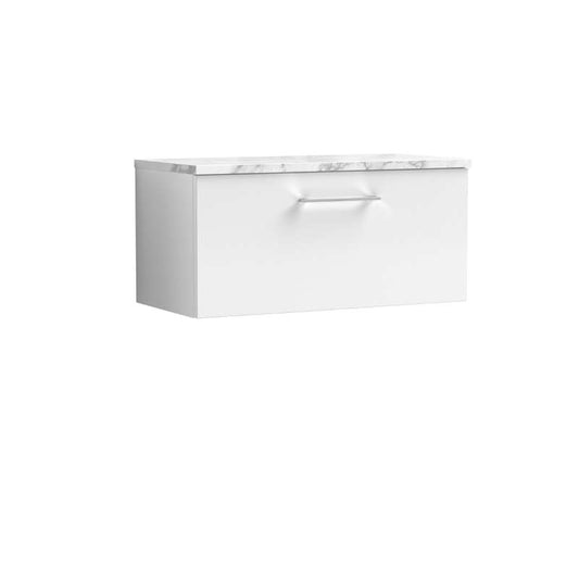 Nuie Arno Wall Hung Single Drawer Vanity & Laminate (1 size, 2 styles, 9 colours) - Brand New Bathrooms