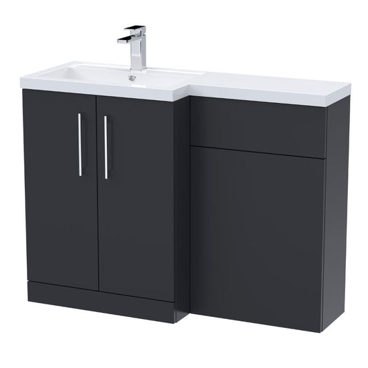 Nuie Arno Floor Standing Left Hand Combination (1 size, 9 colours) - Brand New Bathrooms