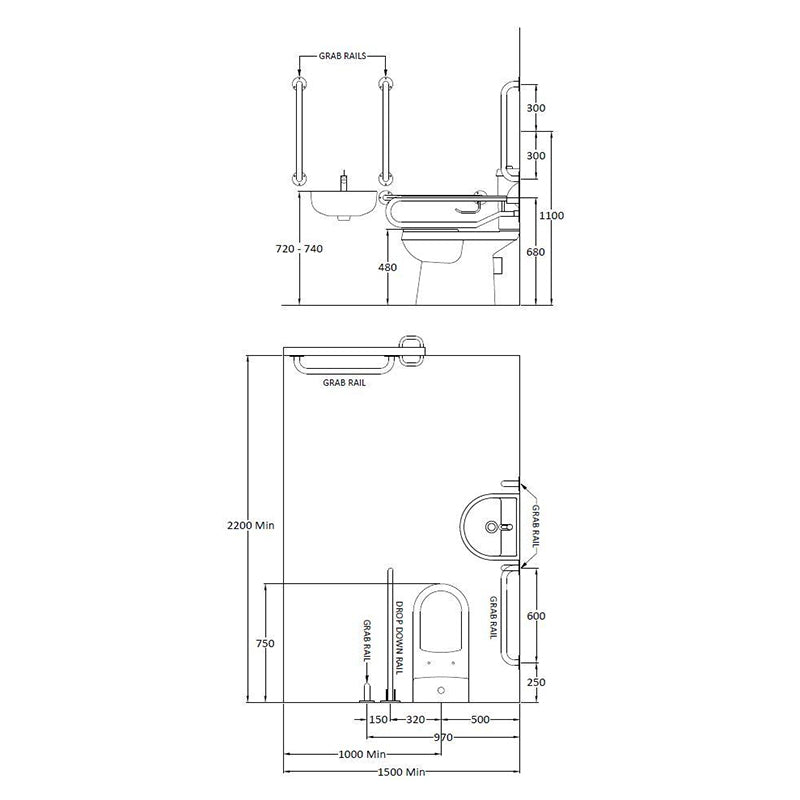 Nuie Doc M Pack (1 size, 2 colours) - Brand New Bathrooms