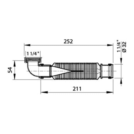 Nuie Waste Trap For Furniture Basins (Chrome) - Brandnew Bathroom