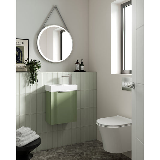 Nuie Freya Wall Hung Rimless Toilet Pan & Soft Close Seat (1 size, White) - Brand New Bathrooms