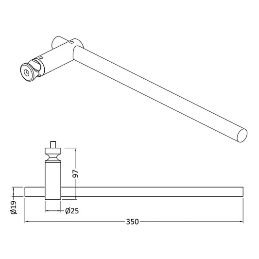 Nuie Revive Radiator Towel Rail (Chrome) - Brand New Bathrooms