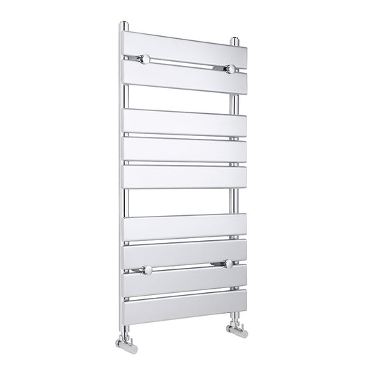 Nuie Piazza Heated Towel Rail (2 sizes, Chrome) - Brand New Bathrooms