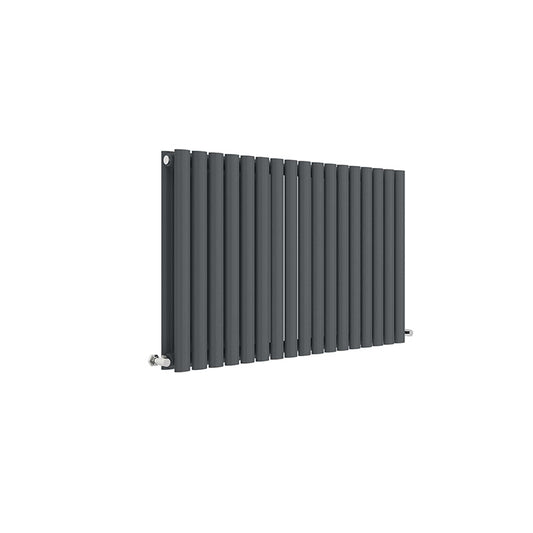 Nuie Horizontal Revive Panel Radiator 600 x 992mm (2 types, Anthracite) - Brand New Bathrooms