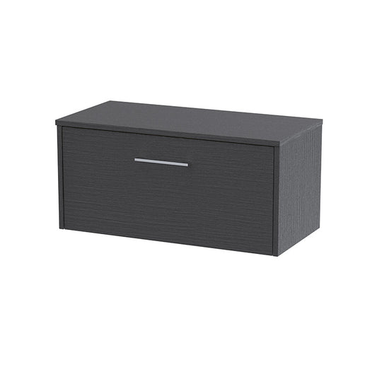 Hudson Reed Juno Wall Hung Single Drawer 800mm Vanity & Matching Worktop (1 size, 5 colours) - Brand New Bathrooms