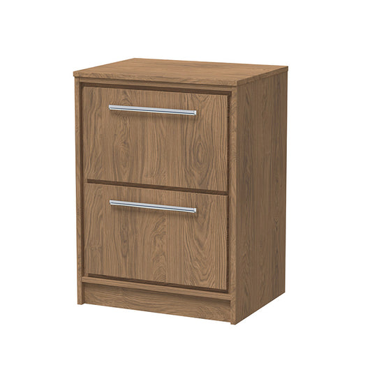 Hudson Reed Lille Floor Standing Double Drawer 600mm Vanity with Matching Worktop (1 size, 3 colours) - Brand New Bathrooms