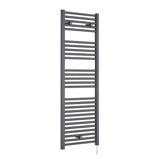 Nuie Electric Towel Rail (300, 500, 750 Watts, Anthracite) - Brand New Bathrooms