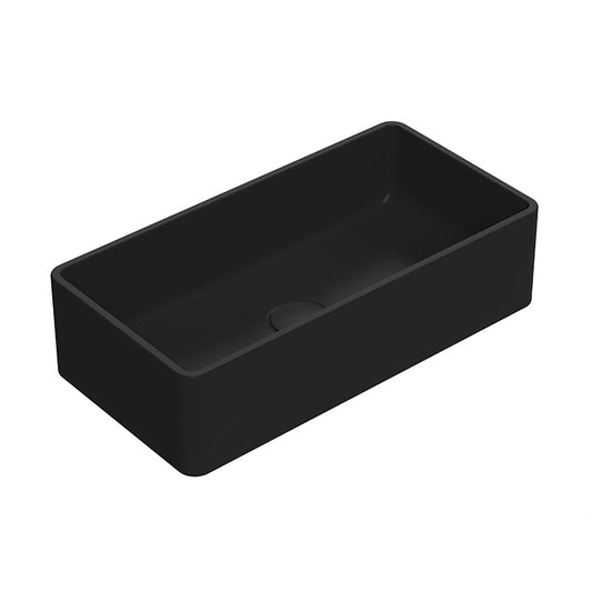 Nuie Luxe Rectangular Vessel Basin (1 size, 2 colours) - Brand New Bathrooms