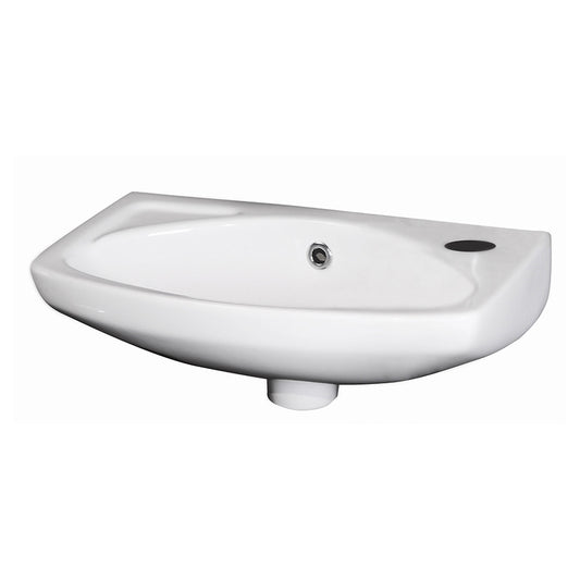 Nuie Melbourne Wall Hung Basin (2 sizes, White) - Brand New Bathrooms