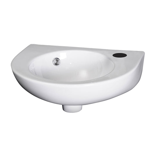 Nuie Melbourne Wall Hung Basin (2 sizes, White) - Brand New Bathrooms